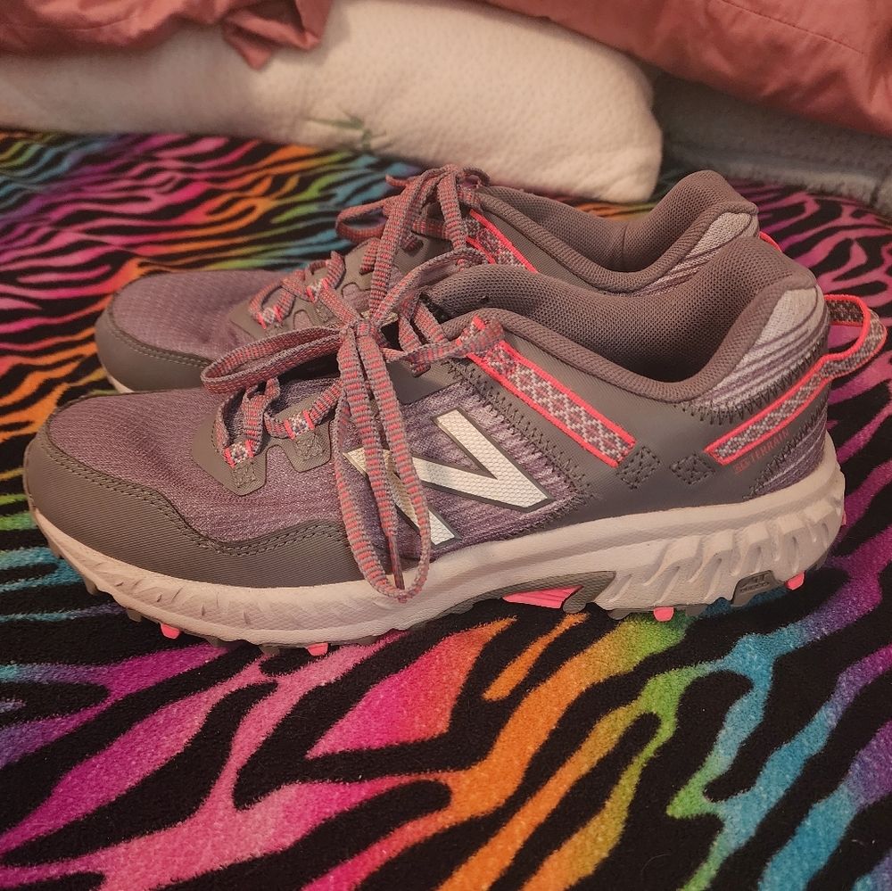 Pink and Grey New Balance size 9